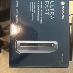 Motorola Ultra Fast Modem router Combo