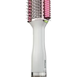 Shark HT202 SmoothStyle Heated Comb + Blow Dryer Brush, Dual Mode, for All Hair Types, Silk