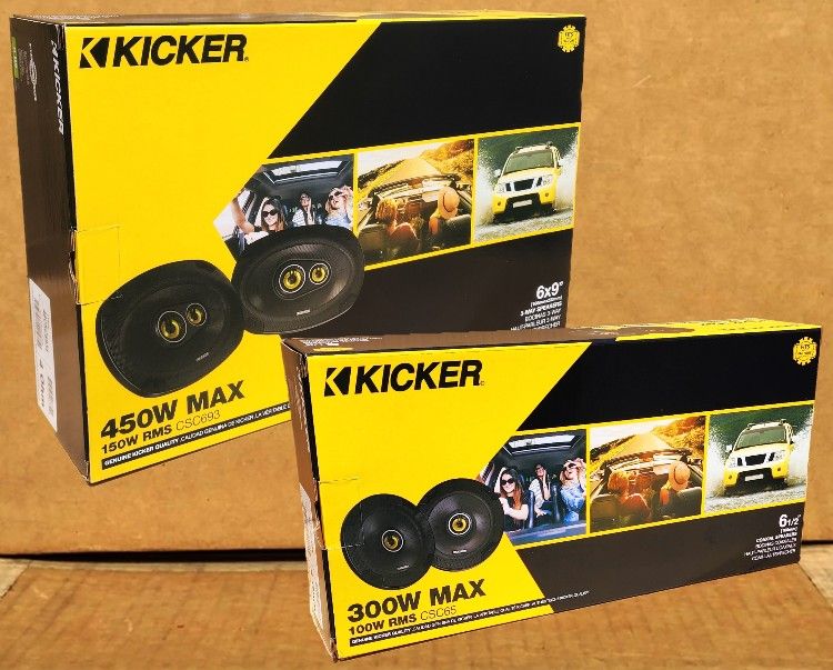 JL Audio CS Series Car Speakers 2 Sets 6.5" 2-Way & 6x9" 3-Way Coaxial Speakers 750 Watts Package 🚨 Payment Options Available 🚨 No Credit Needed 🚨