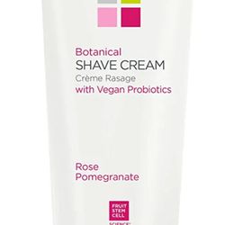 Andalou Naturals Botanical Shave Cream W/ Vegan Probiotics Rose Pomegranate Sealed New 