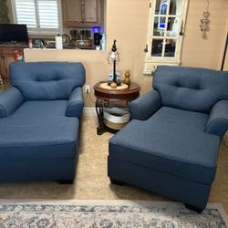 Blue Lounge Chairs
