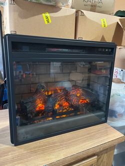 23'' Electric Infrared Fireplace Insert for Larger Rooms. 1500W. Excellent condition
