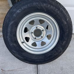 New 205-75-14inch Radial Trailer Tires With Galvanize Rim  $140/each