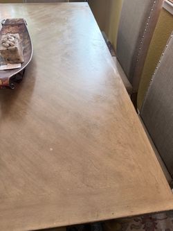 Wood Dining Table with Chairs