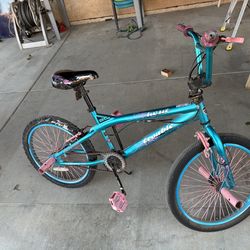 Blue kids bike
