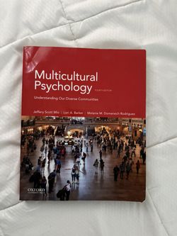 Multicultural Psychology College Textbook 