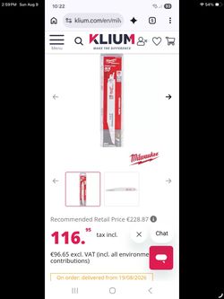 25 pack Milwaukee sawzall blades