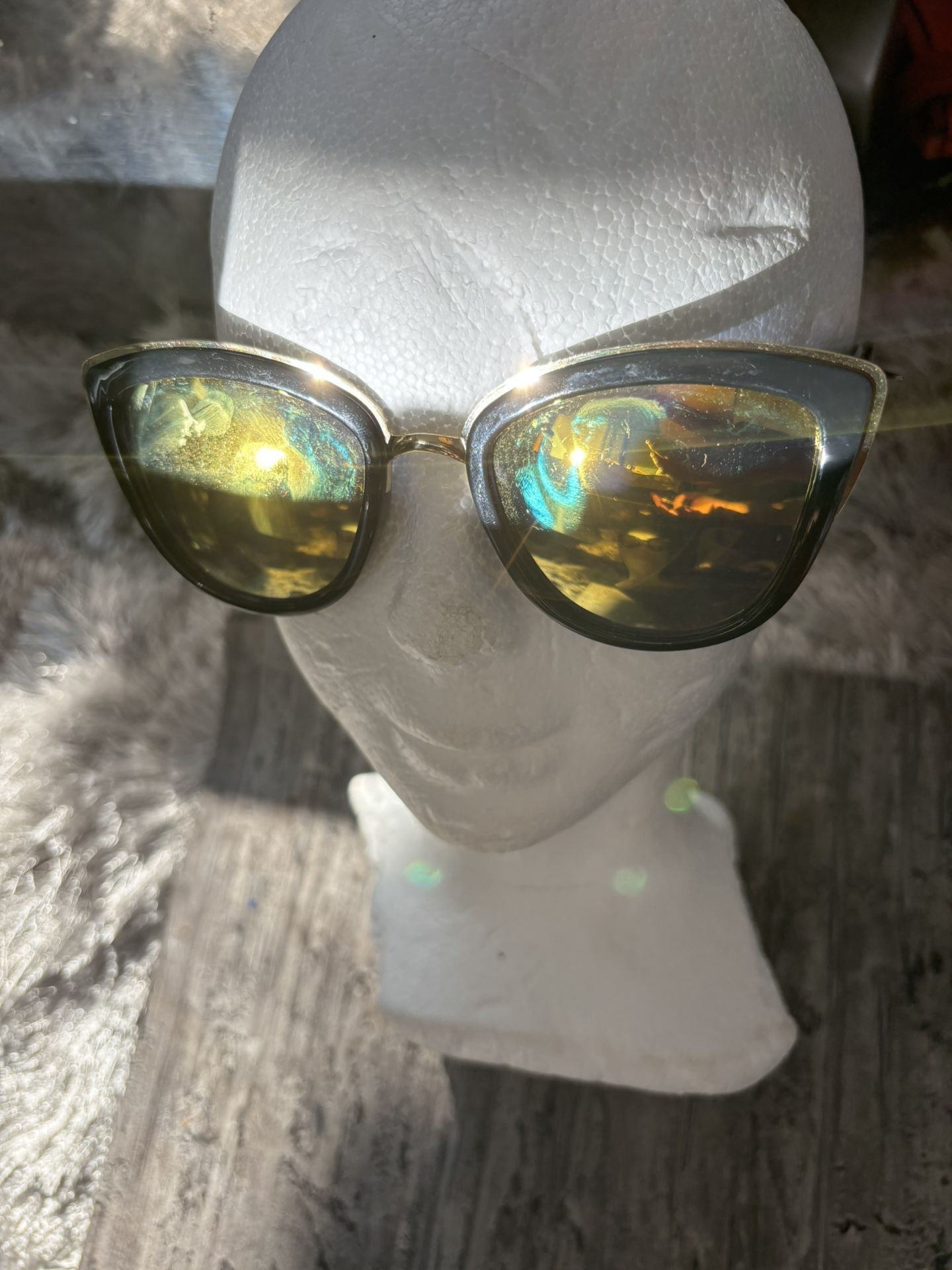 Wear me pro cat030 shades yellow tint glasses black frames accessory sunglasses 