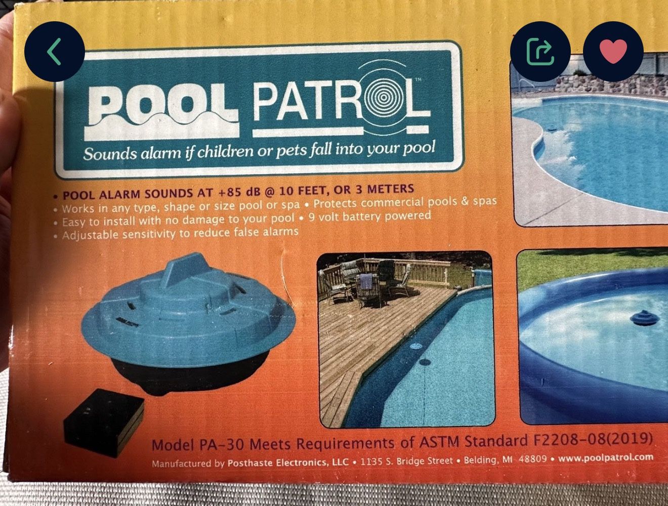Pool Patrol - Pool Alarm