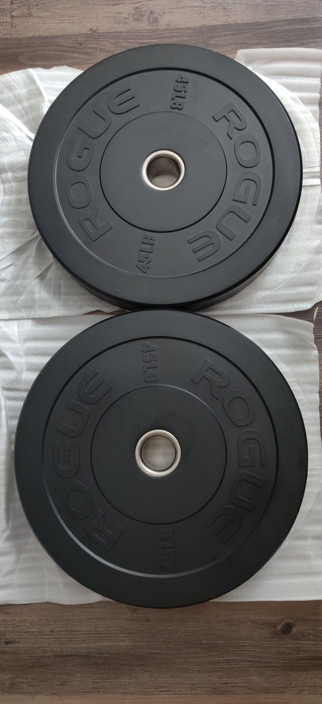 45lb Rogue Bumper Plates Set