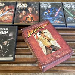Star Wars/Indiana Jones DVD Movie Collectibles