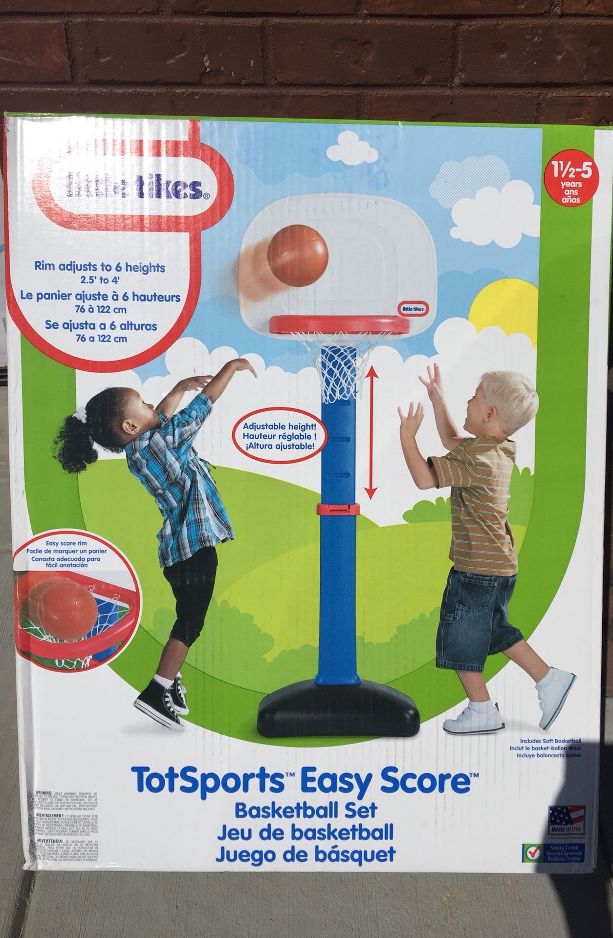 Little tikes kids basketball hoop