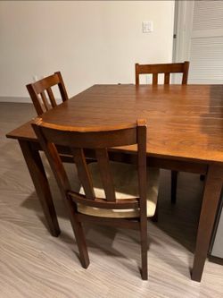 Dining table with 4 chairs