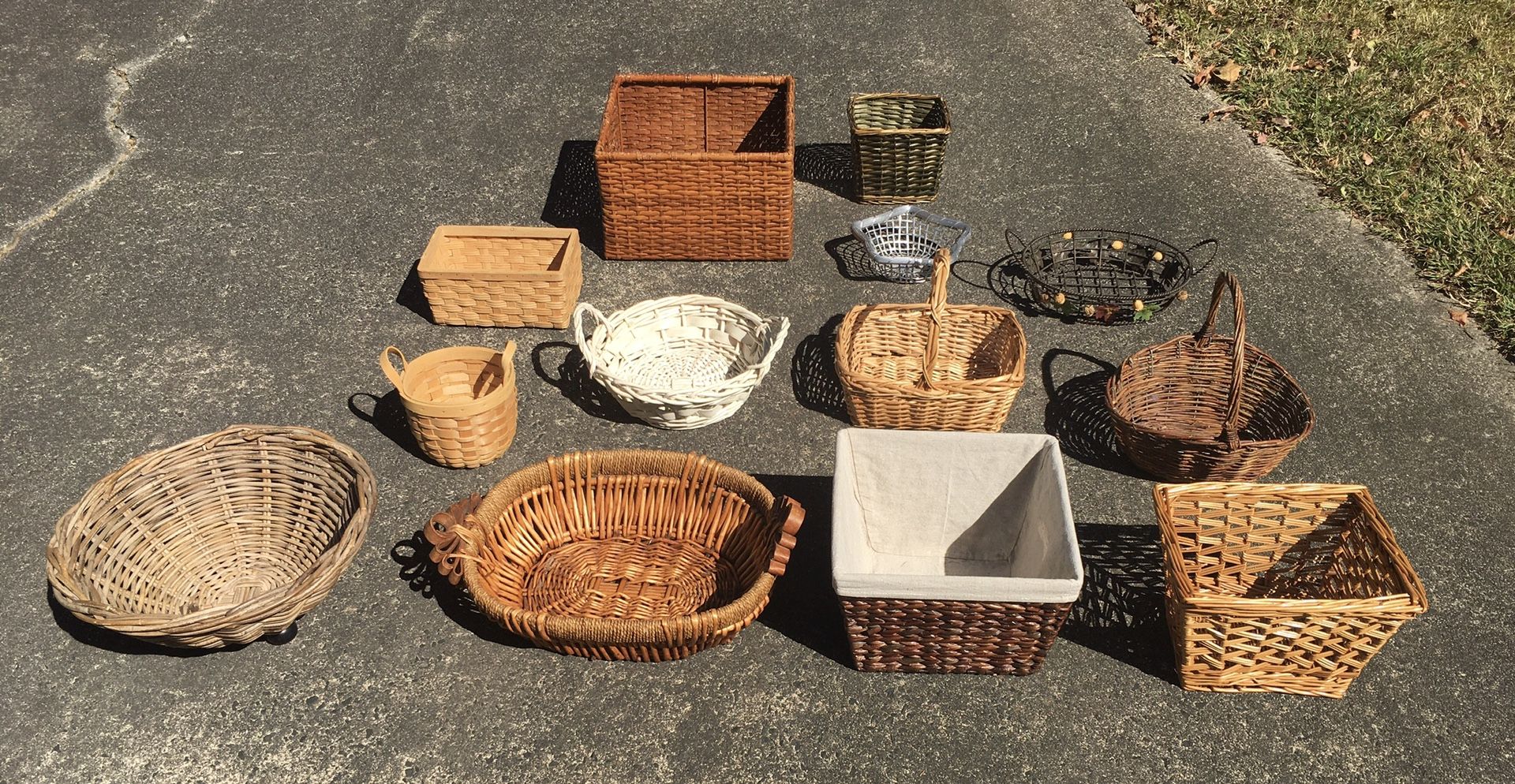 Assorted Collection Of Baskets