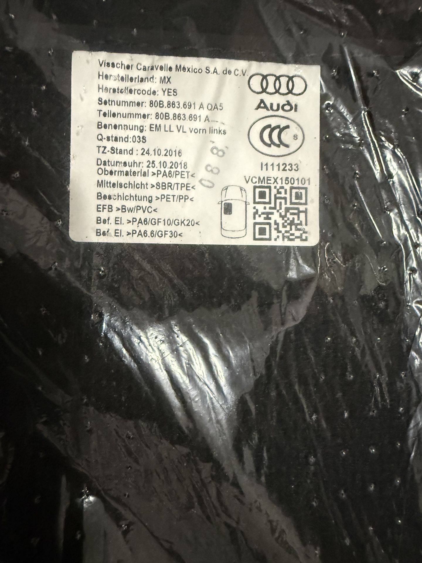 Audi Foot Mats