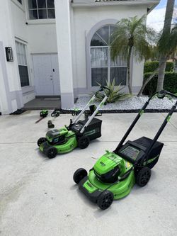 GREENWORKS 60v 21’ PRO LAWNMOWER