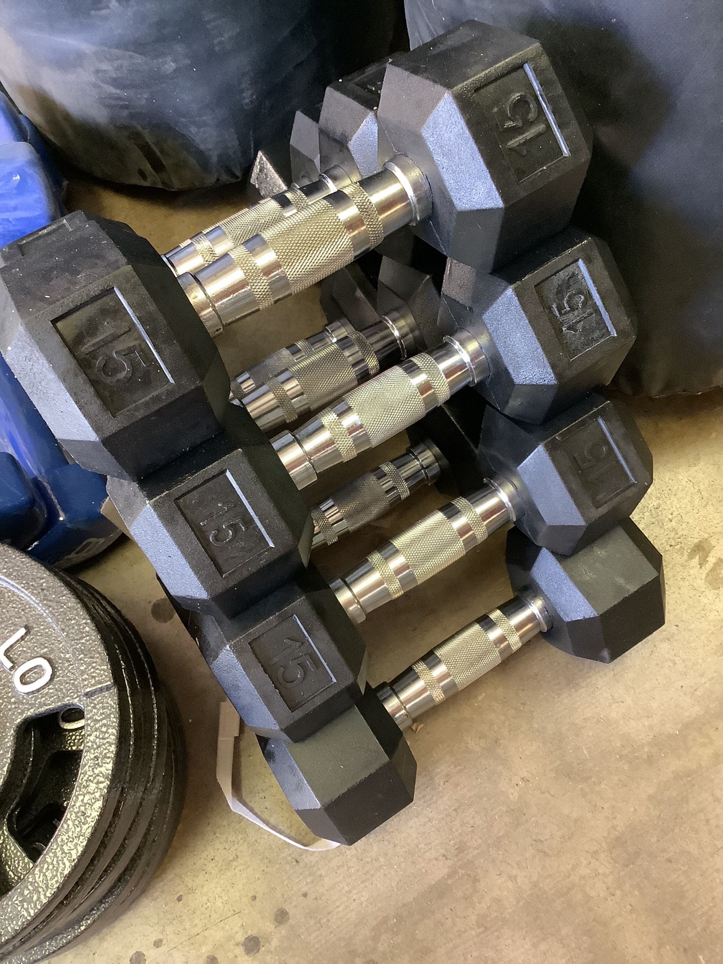 New Dumbbells, Olympic Plates, Standard Plates, Heavy Bags And More for