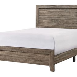 BROWNISH GRAY QUEEN SIZE FRAME -  CAMA