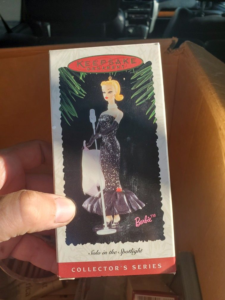 4 Barbie Ornaments
