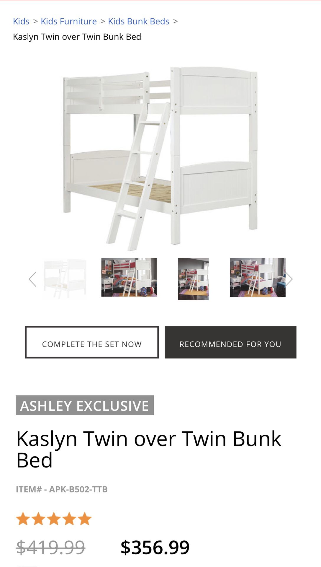 Ashley Furniture Bunk bed