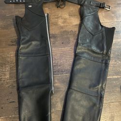 Harley Davidson Leather Chaps - Medium Women’s 