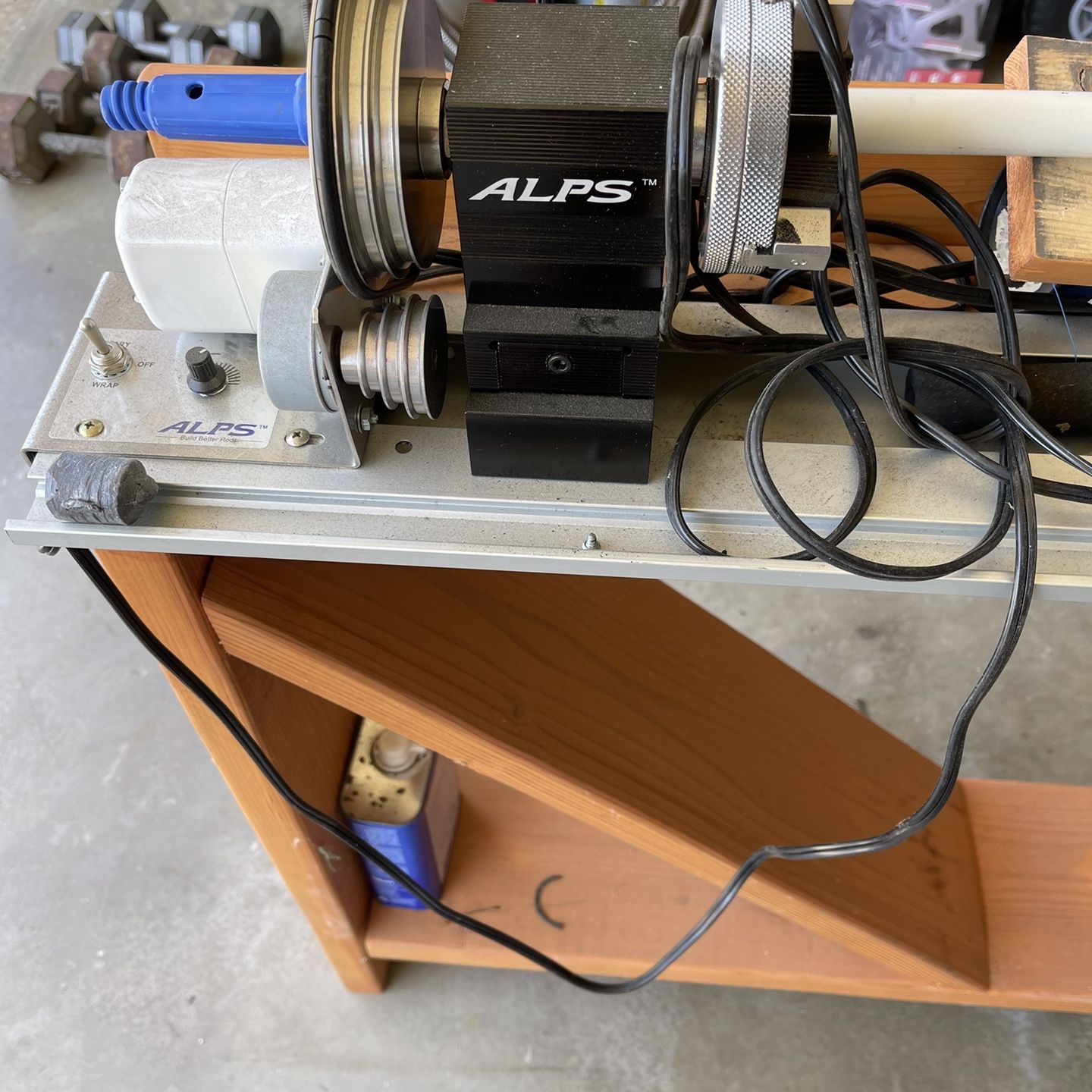 ロッド ALPS New Headstock Wrapping Machine ALPS Upgraded Power Wrapper & Dryer 110v - Get Bit Outdoors