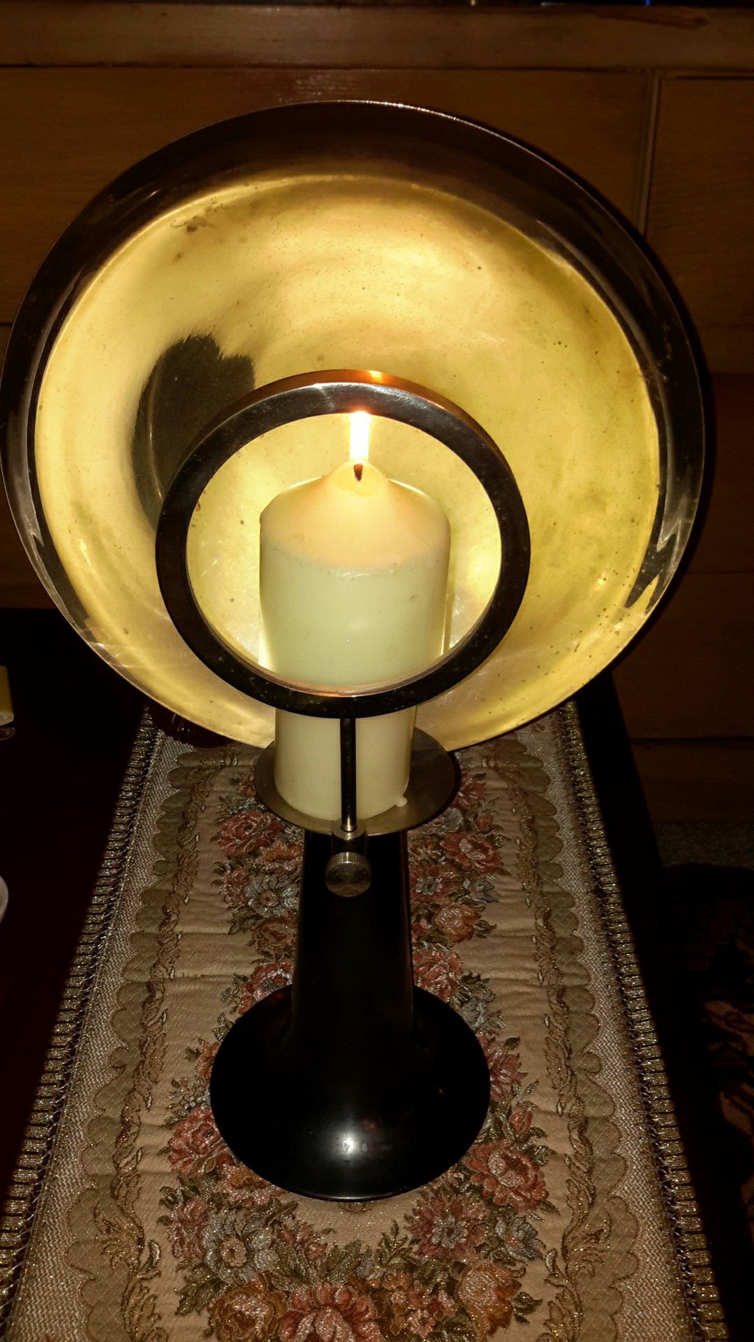 Antique sun lamp.