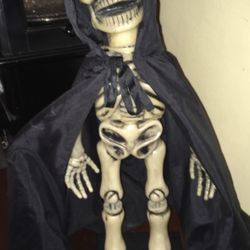 Vintage Telco Motionettes Grim Reaper Skeleton