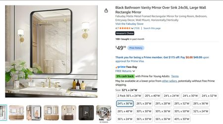 Bathroom mirror