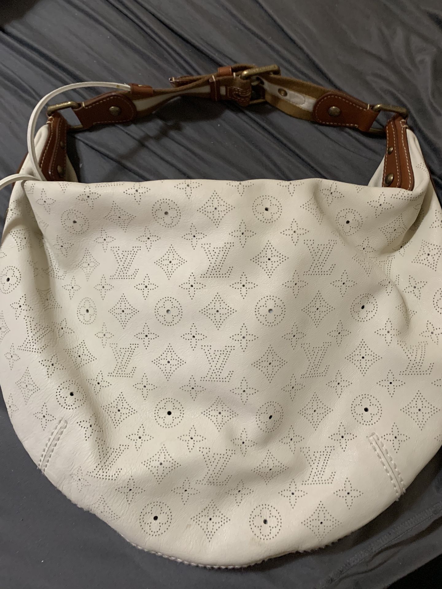Louis Vuitton Leather Stitched Hobo