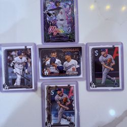 2025 Topps Shohei Ohtani Card Lot (5) Update Mystical Insert + Holliday See Pics