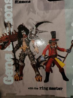 Gene Simmons with the ring Master