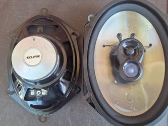 SPEAKERS BOSINAS ECLIPSE 6X8 GOOD CONDICIÓN ABLO ESPAÑOL