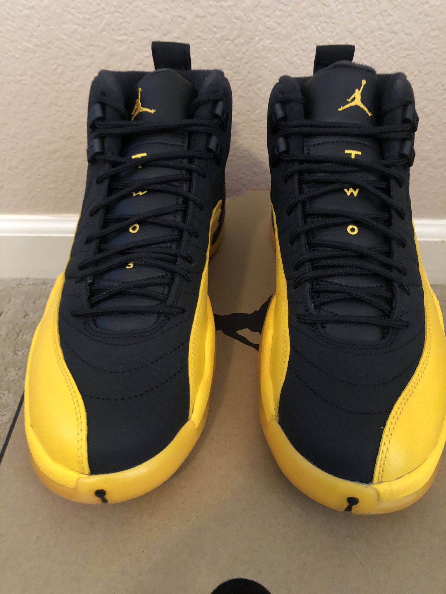 Jordan 12 Retro University Gold (size 8.5)