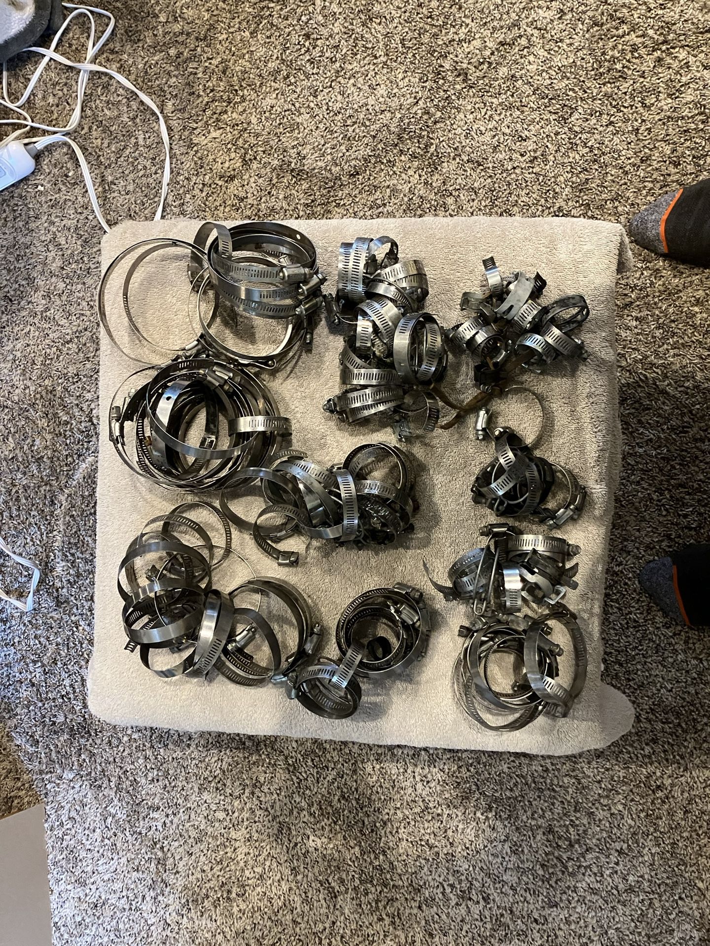 Hose Clamps various sizes