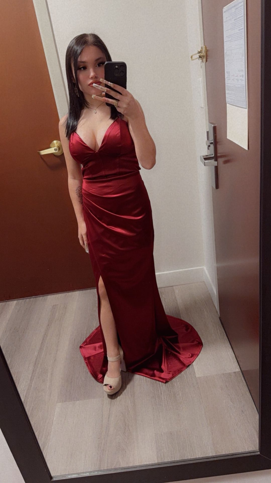 Burgundy Prom Dress