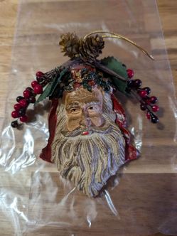 (S5) Vintage Santa Claus Christmas Ornament
