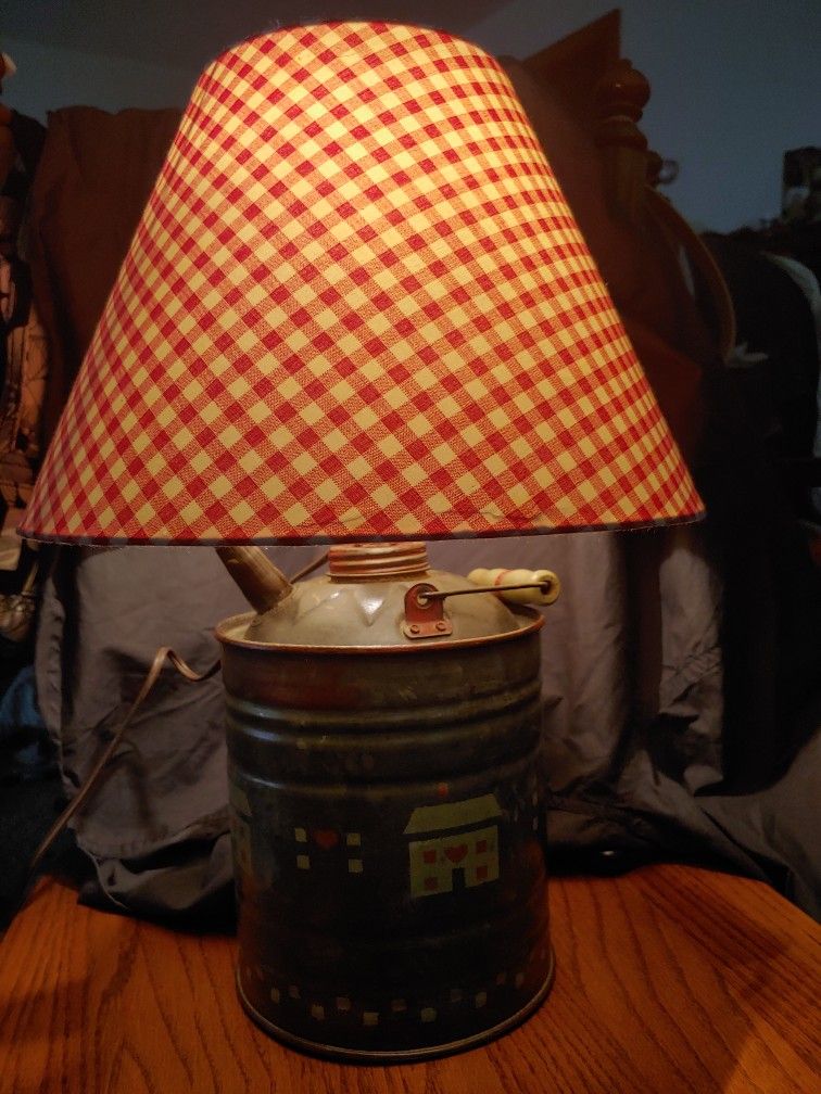 Vintage Gas Can Lamp