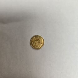 1945 Dos Pesos Gold Coin.