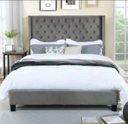 Queen Bed Frame With Mattress 