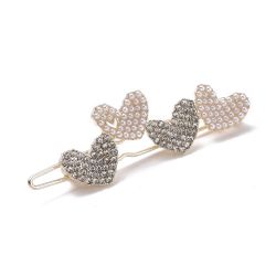 Alloy Crystal Rhinestone Hair Barrettes
