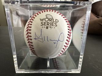JOSE ALTUVE HOUSTON ASTROS WORLD SERIES RAWLINGS AUTOGRAPHED BASEBALL W/COA  889
