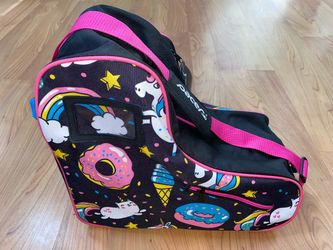 New Pacer Roller Skate Quad In-line Unicorn Cat Donut Design Bag