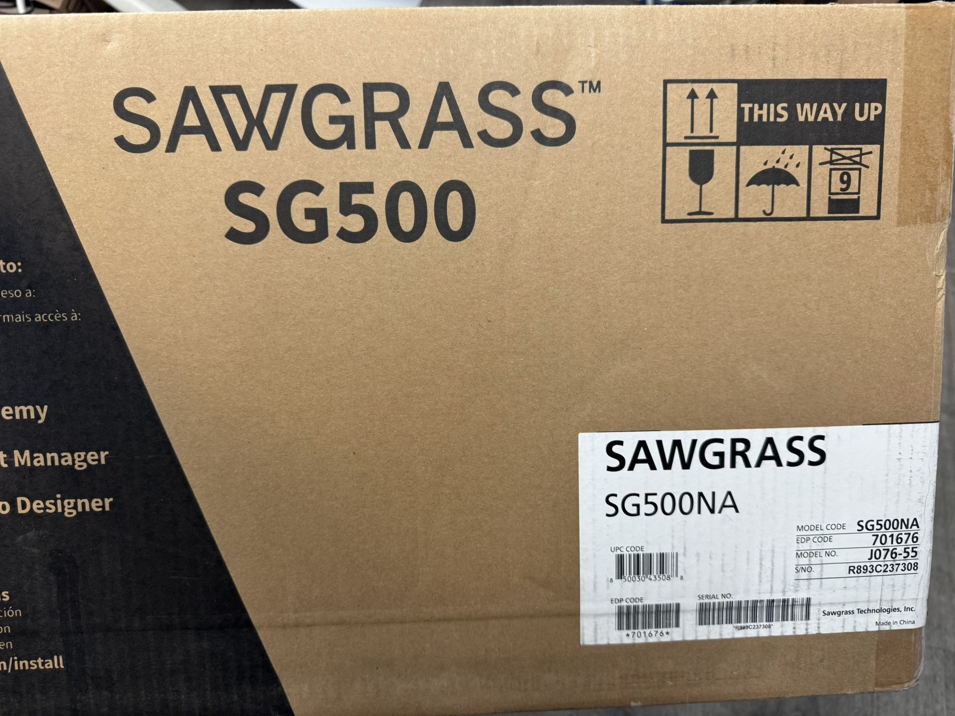 Sawgrass SG500 Sublimation Printer NEW