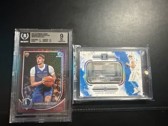 Sports Cards - Cooper Flagg /275 Beckett - Justin Herbert /35 Silver Bar