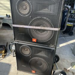 JBL MR Series Speakers And Amplifier 