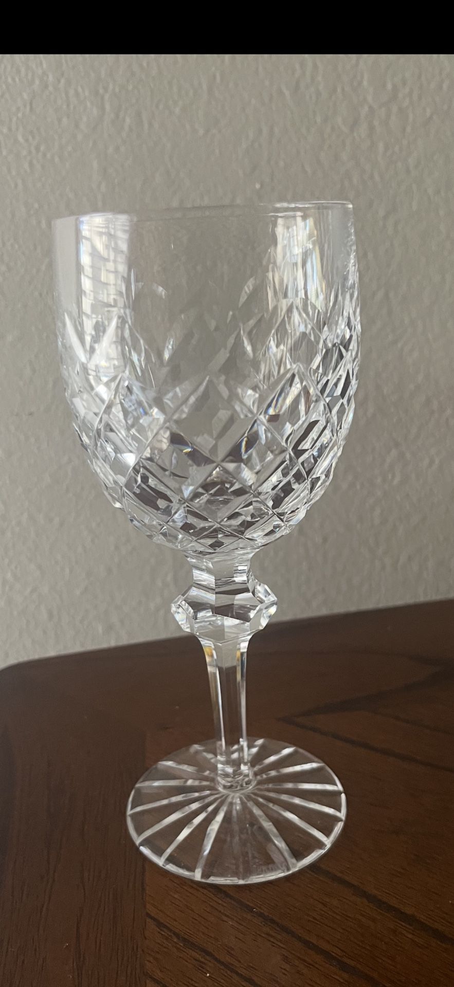 Waterford Crystal Claret Wine Goblet Glass Tableware Barware