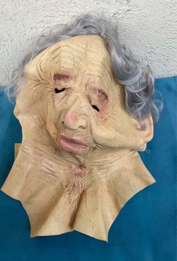 Old Man Women Halloween Mask