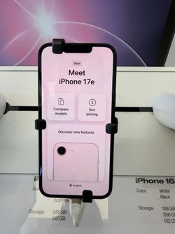 iPhone 17e black 256GB
