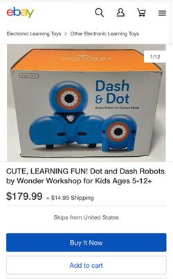 Excellent Condition - Dot and Dash Robots by Wonder Workshop for